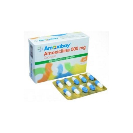 Amoxibay 500 mg( ENVIOS A NIVEL NACIONAL) Caja*30 Cápsulas Bayer