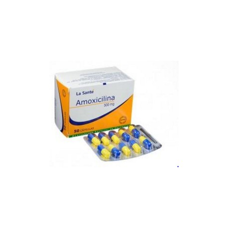 Amoxicilina 500 mg ( ENVIOS A NIVEL NACIONAL) Caja*50 Cápsulas La Santé