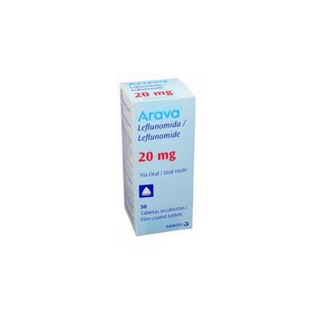 Arava 20 mg ( ENVIOS A NIVEL NACIONAL) Caja*30 Tabletas Recubiertas Sanofi Aventis