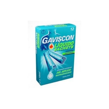 Gaviscon Líquido Reflujo Gastroesofágico (envios regional y nacional) caja*12 sachet