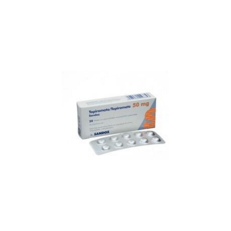 Topiramato 50 mg Tabletas Con Película Sandoz (Envíos Regionales y Nacionales) caja*20 unidades