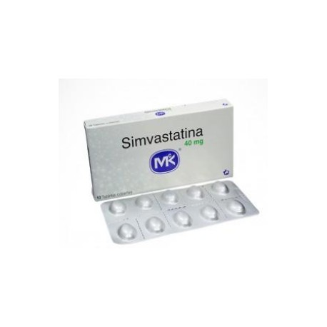 Simvastatina 40 mg Tabletas Recubiertas Tecnoquímicas (Envíos Regionales y Nacionales) caja*10 unidades