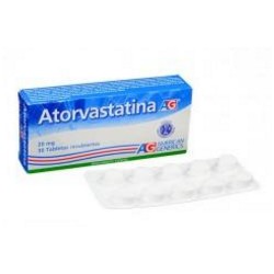 Atorvastatina 20 mg ( ENVIOS REGIONAL NACIONAL ) Caja*30 Tabletas Recubiertas American Generics