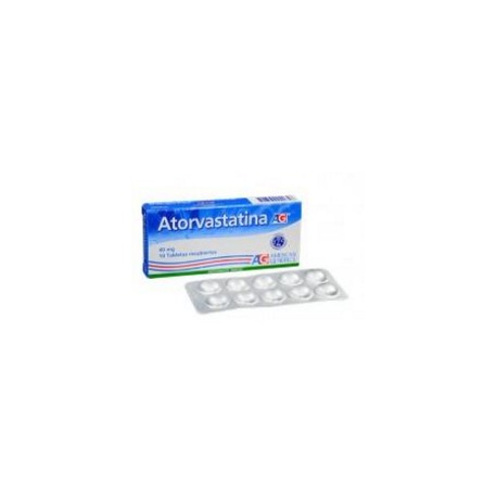 Atorvastatina 40 mg ( ENVIOS REGIONALES Y NACIONALES ) Caja*10 Tabletas Recubiertas American Generics