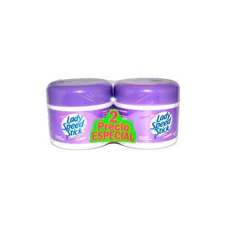 DESODORANTE LADY SPEED STICK DOUBLE DEFENSE CREAM TALC POTE X 48 GRAMOS (ENVIOS REGIONALES Y NACIONAL)