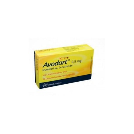 Avodart 0,5 mg ( ENIOS REGIONAL Y NACIONAL )Caja*30 Cápsulas Blandas - Glaxosmithkline