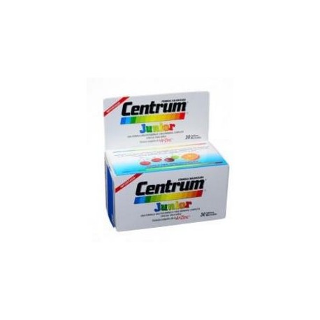 Centrum Junior Sabor A Naranja Cereza Tutti Frut Multivitamínico (envios regional y nacional) caja*30