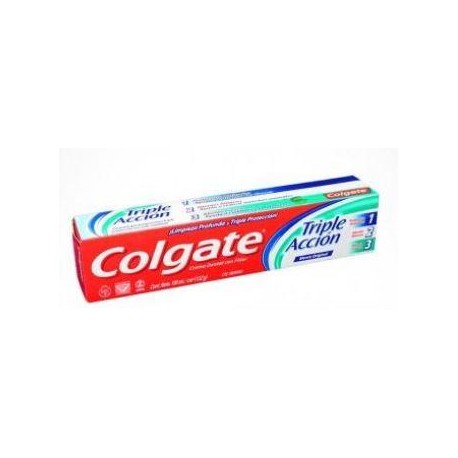 Crema Dental Colgate Tripe Accion (ENVIOS REGIONALES Y NACIONAL) Tubo*100 mL Sabor Menta