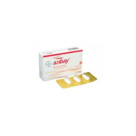 Azibay 500 mg ( ENVIOS REGIONAL NACIONAL ) Caja*3 comprimidos Recubiertos Bayer