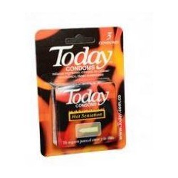 Condones Today Hot Sensation (ENVIOS REGIONALES Y NACIONAL) Caja*3 Unidades