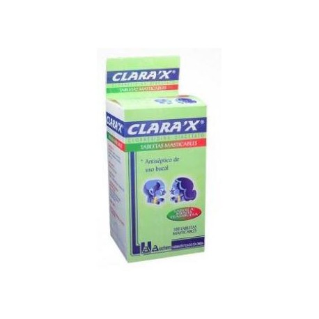 Clarax Fco*100 (ENVIOS REGIONALES Y NACIONAL) Tabletas Masticables Sabor a Menta / Frambuesa