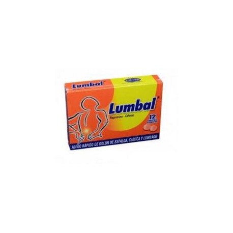 Lumbal Tabletas Recubiertas Dolor De Espalda (envios regional y nacional) caja*12 tabletas