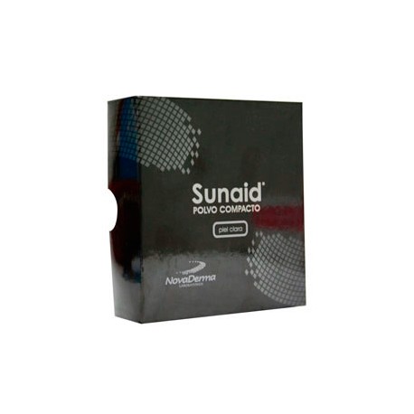 SUNAID POLVO COMP PIEL CLARA (envíos regionales y nacional) Estuche*12.00Grs