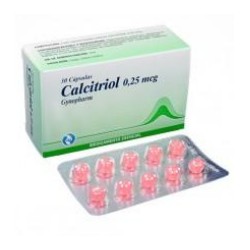 Calcitriol 0,25 mcg ( ENVIOS REGIONALES Y NACIONAL) Caja*30 Cápsulas Laboratorios Synthesis