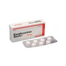 Candersartán 16 mg ( ENVIOS REGIONAL Y NACIONAL) Caja*14 Tabletas Genfar