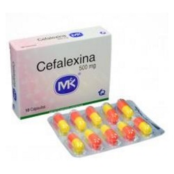 Cefalexina 500 mg ( ENVIOS REGIONALES Y NACIONAL) Caja *10 Cápsulas Tecnoquímicas