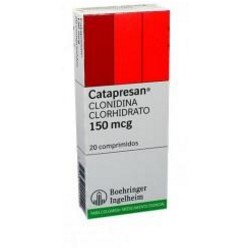 Catapresan 150 mcg ( ENVIOS REGIONALES Y NACIONAL) Caja*20 Comprimidos Boehringer Ingelheim