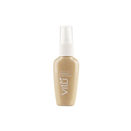 BASE FLUIDA VITU VITAMINA E Y FILTRO SOLAR MACADAMIA FCO*26 ML (envios regionales y nacional)