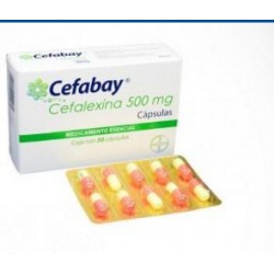 Cefabay 500 mg ( ENVIOS REGIONALES Y NACIONAL) Caja*30 Cápsulas Bayer