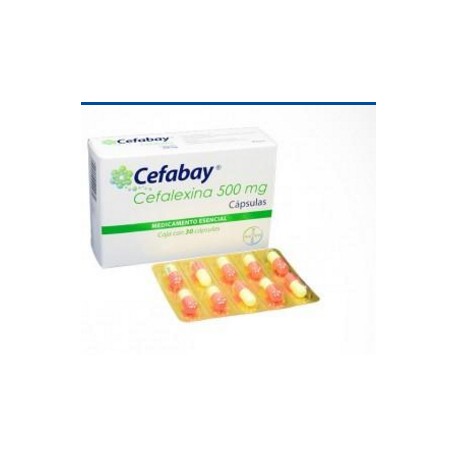 Cefabay 500 mg ( ENVIOS REGIONALES Y NACIONAL) Caja*30 Cápsulas Bayer