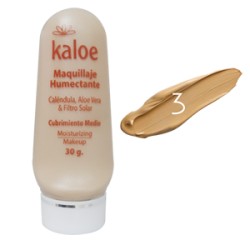 MAQUILLAJE HUMECTANTE KALOE 3 Caja*30.00 Grs ( envios regionales y nacional)