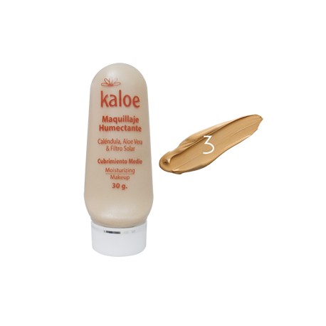 MAQUILLAJE HUMECTANTE KALOE 3 Caja*30.00 Grs ( envios regionales y nacional)