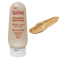 MAQUILLAJE HUMECTANTE KALOE 2 Caja*30.00 Grs ( envios regionales y nacional)