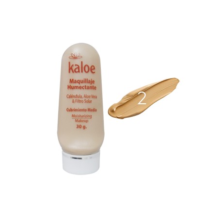 MAQUILLAJE HUMECTANTE KALOE 2 Caja*30.00 Grs ( envios regionales y nacional)