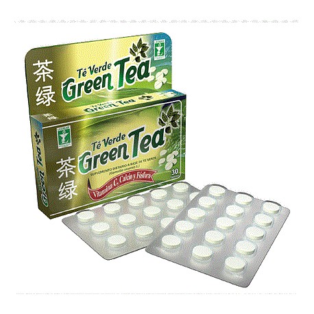 TE VERDE Green tea ( envios regionales y nacional ) caja *30 tableta