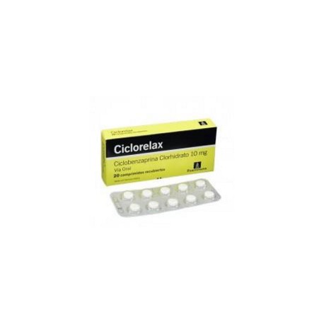 Ciclorelax 10 mg (ENVIOS REGIONALES Y NACIONAL) Caja*20 Comprimidos Recubiertos - Roemmers