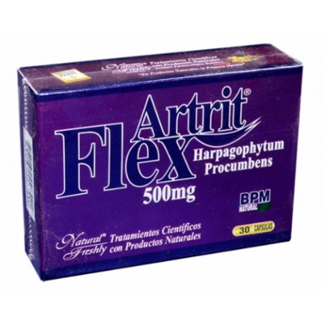 ARTRIT FLEX 500 MG (HARPAGOFITUM PROCUMBES)(Envíos Regionales y Nacionales) CAJA*30 UNIDADES