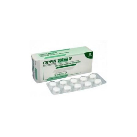 Colypan 300 mg LP ( ENVIOS REGIONALES Y NACIONAL) Caja*30 Tabletas – Farma De Colombia