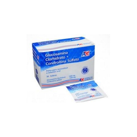 Glucosamina Clorhidrato 1500 mg / 1200 mg (ENVIOS REGIONALES Y NACIONAL) Caja *30 Sobres – American Generics