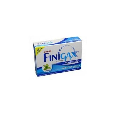 Finigax tabletas Masticables Sabor Menta Antiflatulento (Envios Regionales y Nacionales) caja*24 table