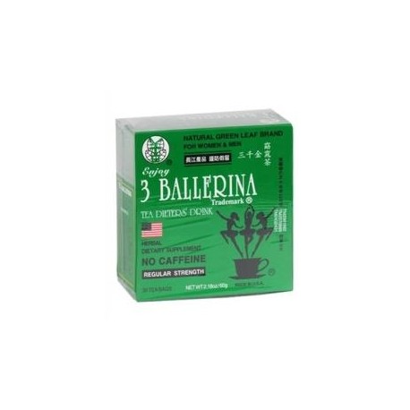 TE 3 BAILARINAS HERBAL NATURAL (NATURAL GREEN FOR WOMEN YMEN) CAJA*30 TISANAS