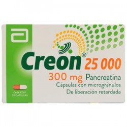 CREON 25000 CAJA * 20 tabletas (Envíos a todos los municipios del Huila )