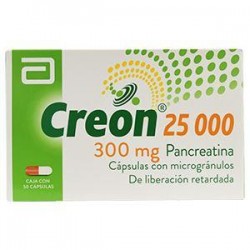 CREON 25000 CAJA * 50 tabletas (Envíos a todos los municipios del Huila )