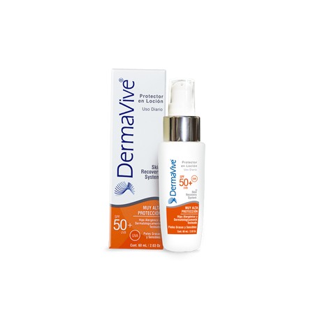 DERMAVIVE LOCION PROTECTOR SOL FRASCO *60 ML (envios a todo huila )