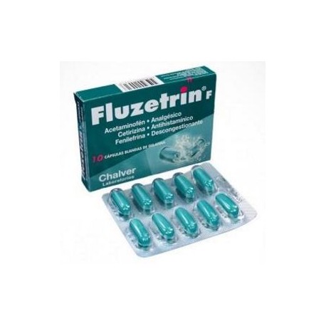 Fluzetrin F Analgésico (Envios Regionales y Nacionales) caja*10 capsulas