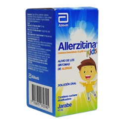 ALLERZITINA KIDS JARABE (ALIVIA LOS SINTOMAS DE LAS ALERGIAS) (FARMAHUILAC) FCO*60ML