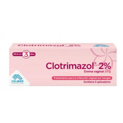 Clotrimazol crema vaginal 2% (colmed) (farmawebcolombia) tubo*20gr