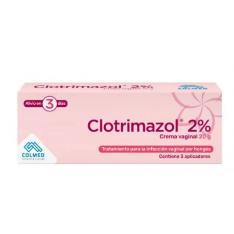 Clotrimazol crema vaginal 2% (colmed) (farmawebcolombia) tubo*20gr