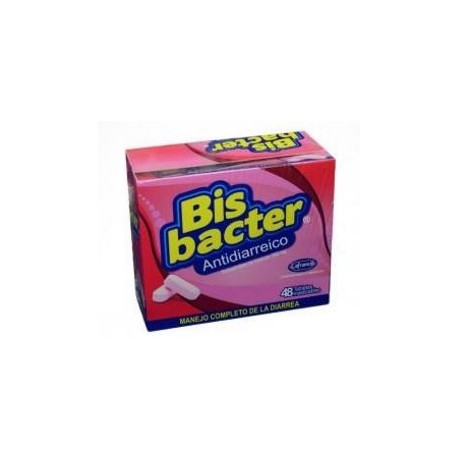 Bis Bacter Masticables Antidiarreico (Envios Regionales y Nacionales) caja*48 tabletas