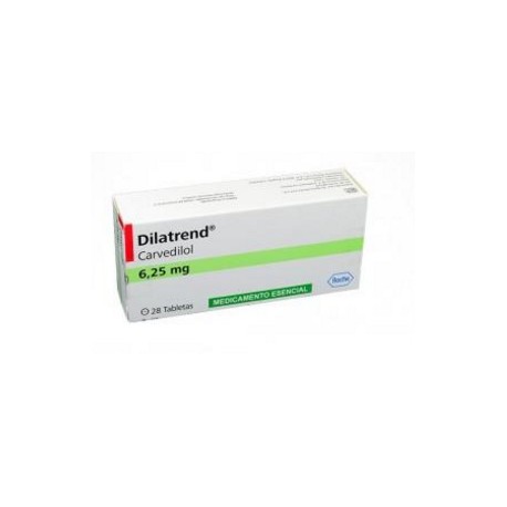 Dilatrend 6.25 mg ( ENVIOS REGIONALES Y NACIONALES) Caja*28 Tabletas - Roche