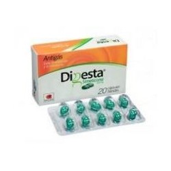 Digesta 250 mg Flatulencias (Envios Regionales y Nacionales) caja*20 capsulas