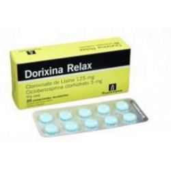 Dorixina Relax 125 mg / 5 mg ( ENVIOS REGIONALES NACIONAL) Caja*20 Comprimidos Recubiertos – Scandinavia Pharma