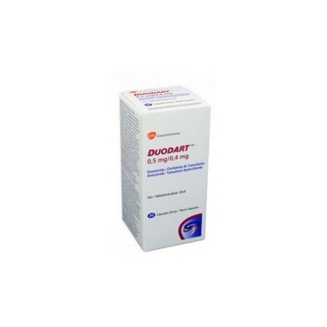 Duodart 0,5 mg / 0.4 mg ( ENVIOS REGIONAL Y NACIONAL) Frasco*30 Cápsulas – Glaxosmithkline