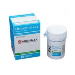 Eltroxin 50 mcg ( ENVIOS REGIONALES Y NACIONAL) Frasco* 20 Tabletas - Aspen