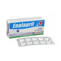 Enalapril 20 mg ( ENVIOS REGIONALES Y NACIONAL) Caja *30 Tabletas - American Generics