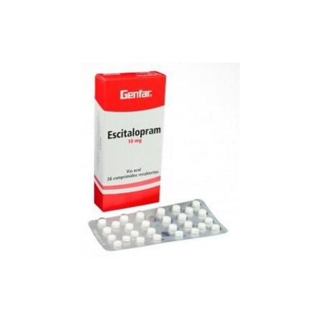 Escitalopram 10 mg ( ENVIOS REGIONALES Y NACIONAL) Caja*28 Comprimidos Recubiertos - Genfar